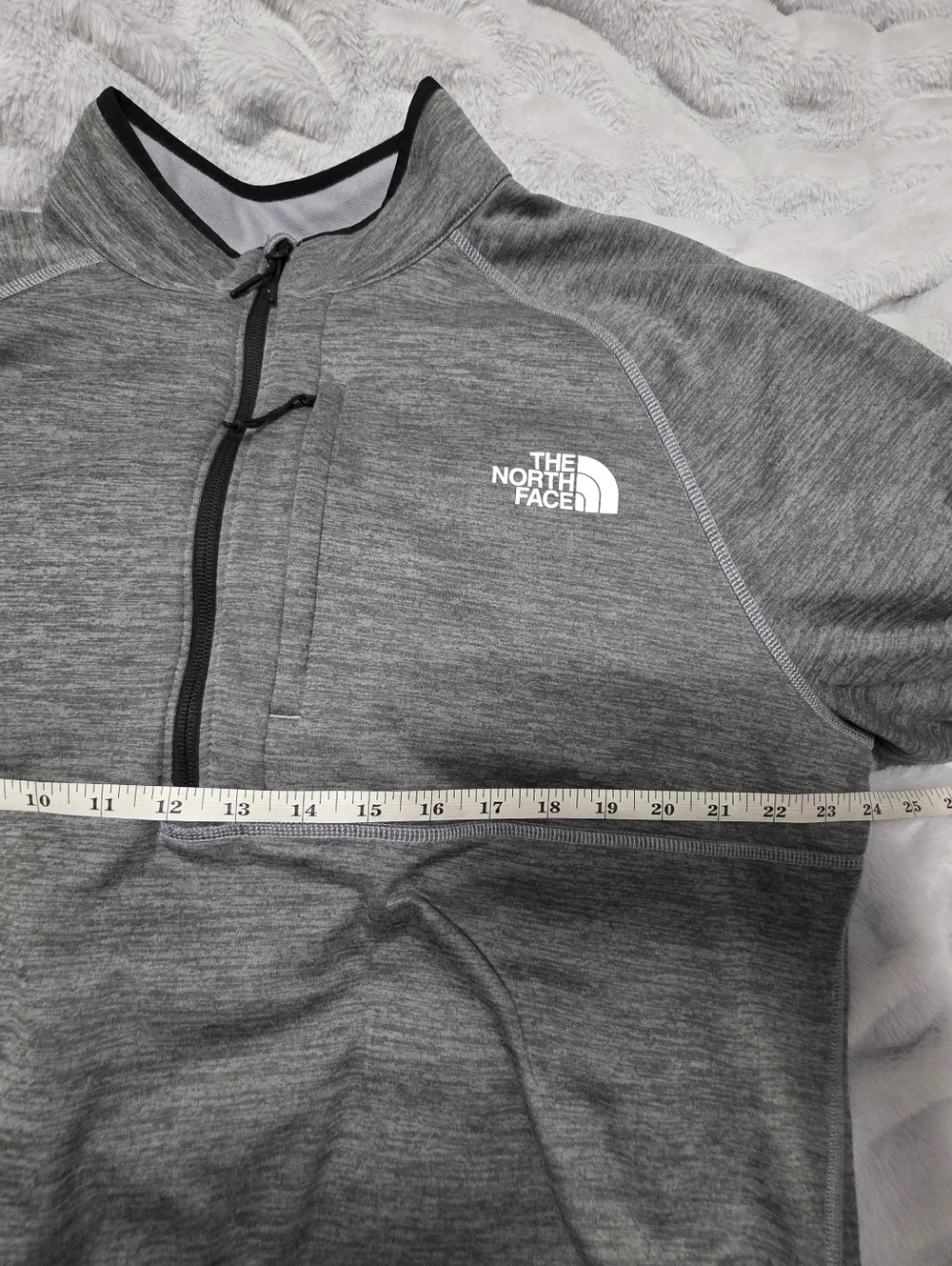 The North Face Canyonlands 1/2 Zip Fleece pullover jacket Size XL Gray